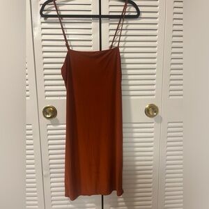 Forever 21 Burnt Orange Mini Dress
